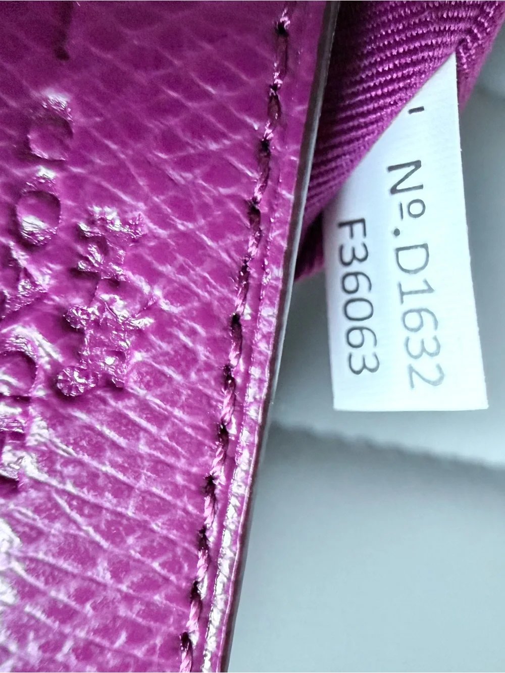 Coach Kit Messenger Bag Purple Leather Crossbody Purse
